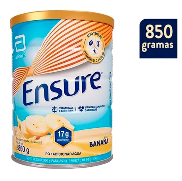 Ensure Pó Banana 850g - Suplemento alimentar