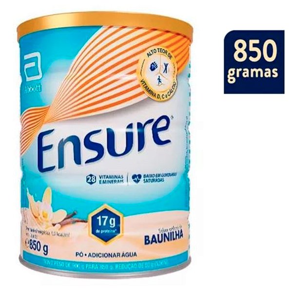 Ensure Pó Baunilha 850g - Suplemento alimentar