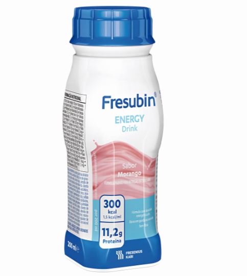 Fresubin Energy Drink Morango 200ml - hipercalórico