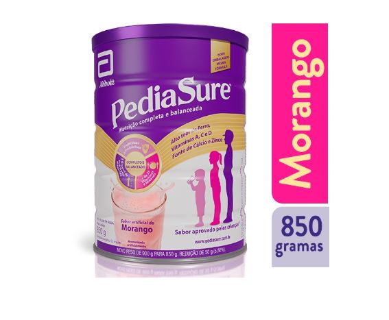 Pediasure Complete Pó Morango 850g -