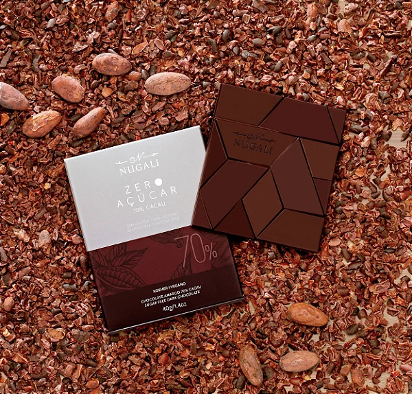 Barra Chocolate 70% Diet Nugali 40g