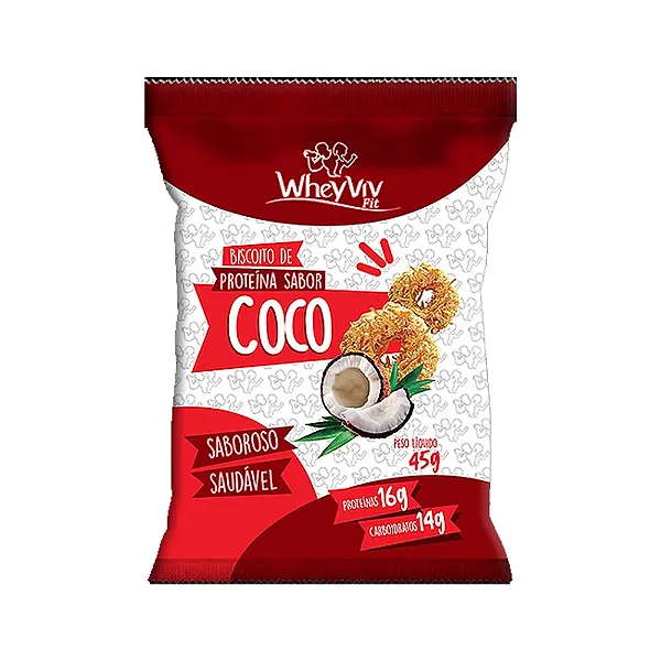 Biscoito de Coco WheyViv