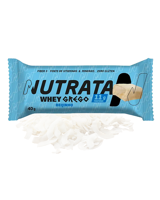 Nutrata Whey Grego Sabor Beijinho 40g