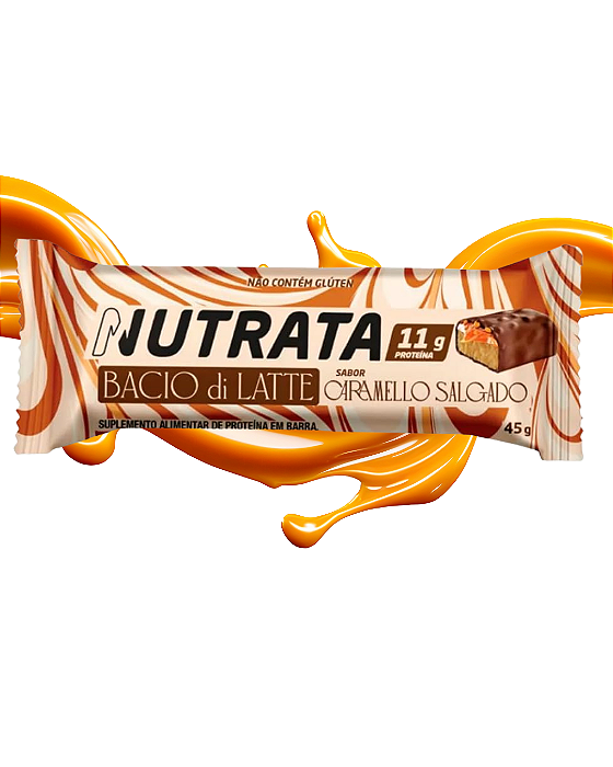 Nutrata Bacio Di Latte Sabor Caramelo Salgado 45g