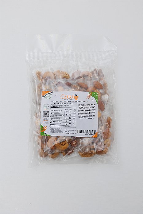 Kit Lanche Castanhas 7 Dias