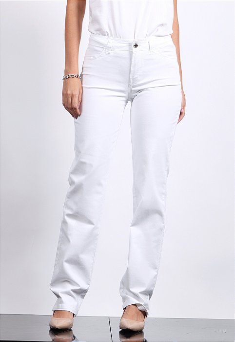 CALÇA RETA BRANCA