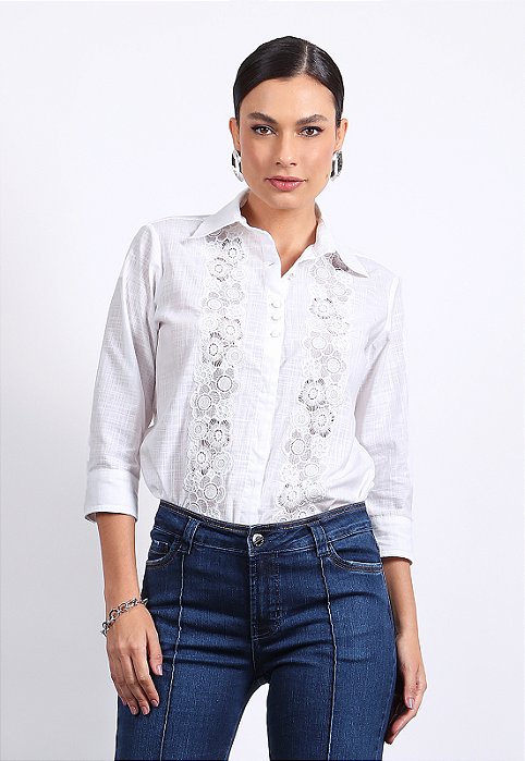 CAMISA RENDA
