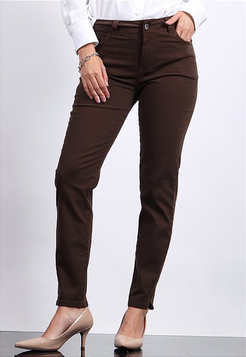 CALÇA SKINNY CHOCOLATE