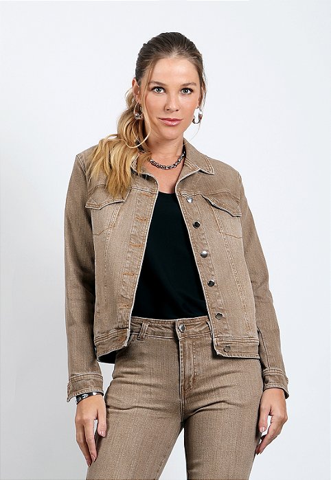 JAQUETA JEANS BROWN