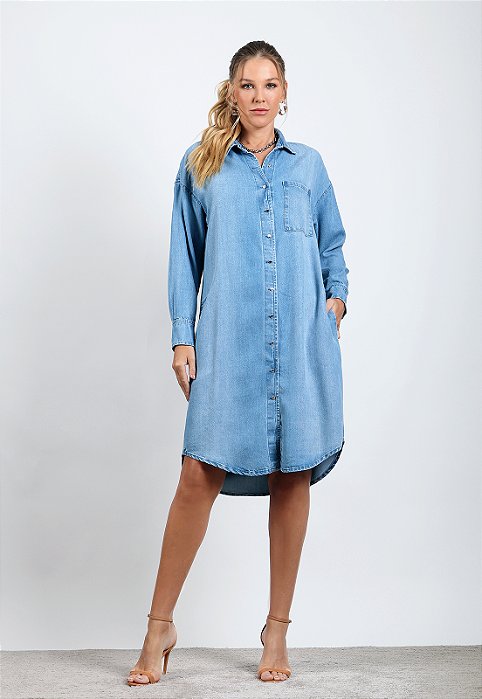 VESTIDO CHEMISE MODAL