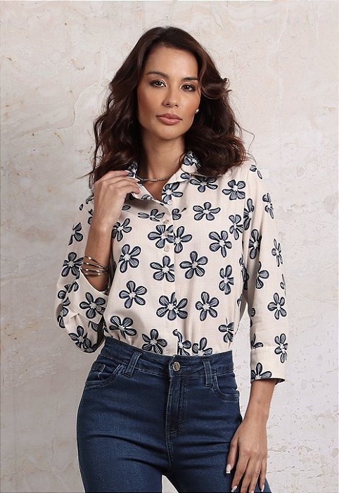 CAMISA FLOR DE VERÃO