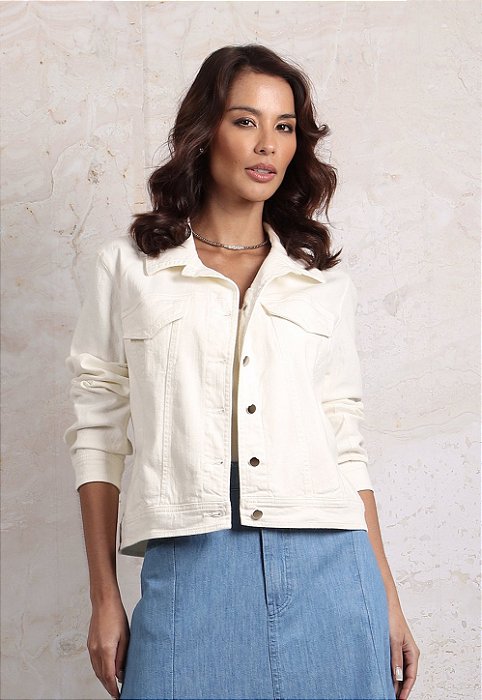 JAQUETA WHITE DENIM