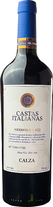 Nebbiolo 2022 - Castas Italianas Calza