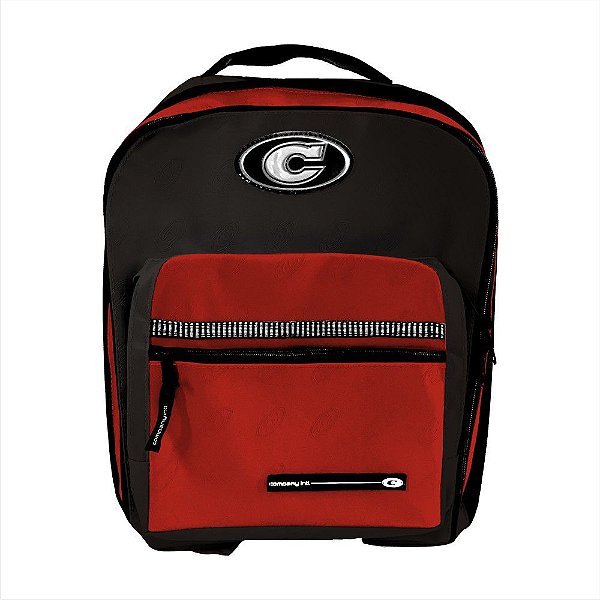 MOCHILA CLASSIC C BICOLOR - PRETO/VERMELHO