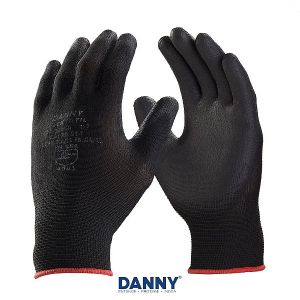 Luva Danny Flextactil Preta