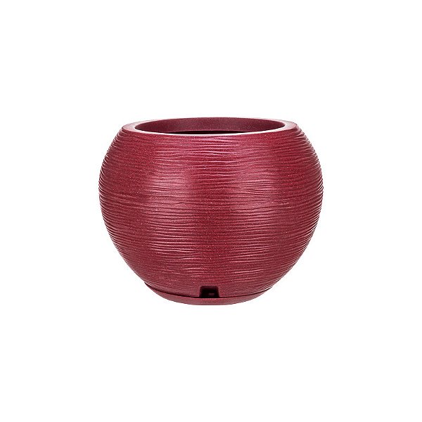 Vaso Florença Vinho 32X32