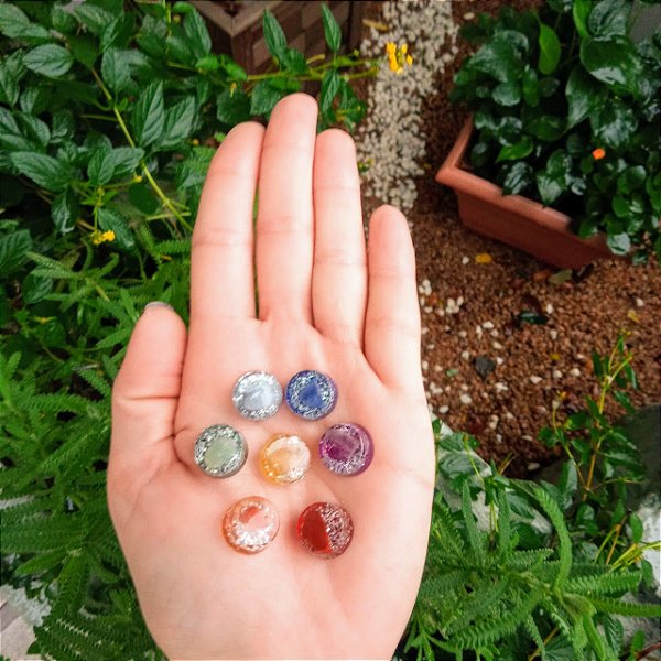 Orgonite dos 7 Chakras P - Alinhamento em 3 minutos