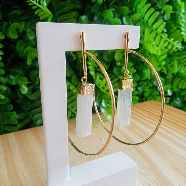 Brinco Argola G - Folheado a Ouro