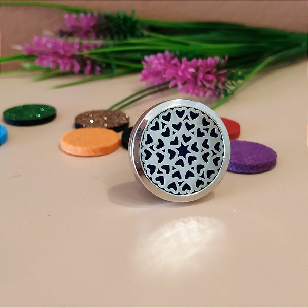 DIFUSOR DE AROMA PARA CARROS MANDALA CORAÇÕES