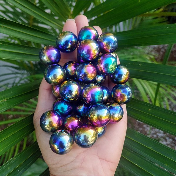 Esfera Hematita Magnética P Arco Iris
