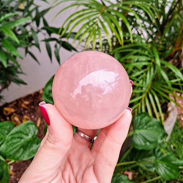 Esfera Quartzo Rosa