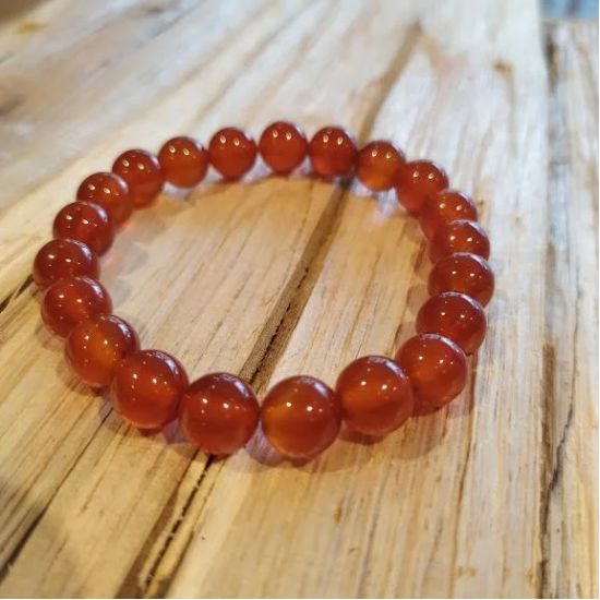 Pulseira 8mm Cornalina