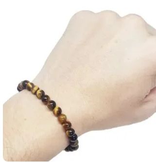 Pulseira 6mm Olho de Tigre