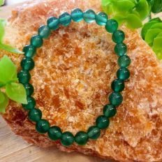 Pulseira 6mm Ágata Verde