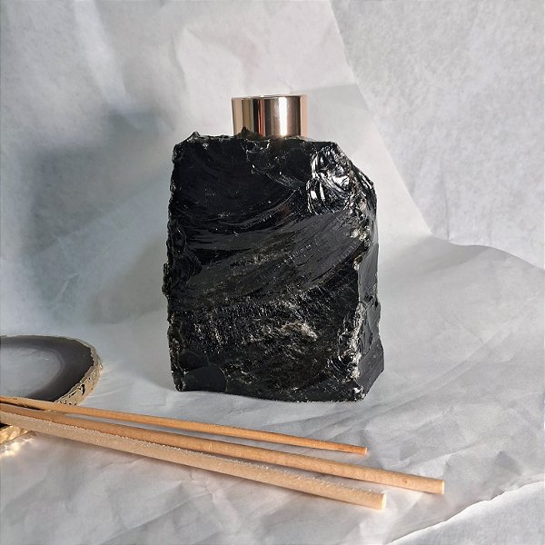 Difusor de Aroma Obsidiana Negra Bruta