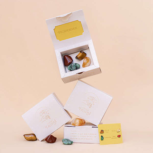 Kit de Cristais Prosperidade - Coleção Talismã