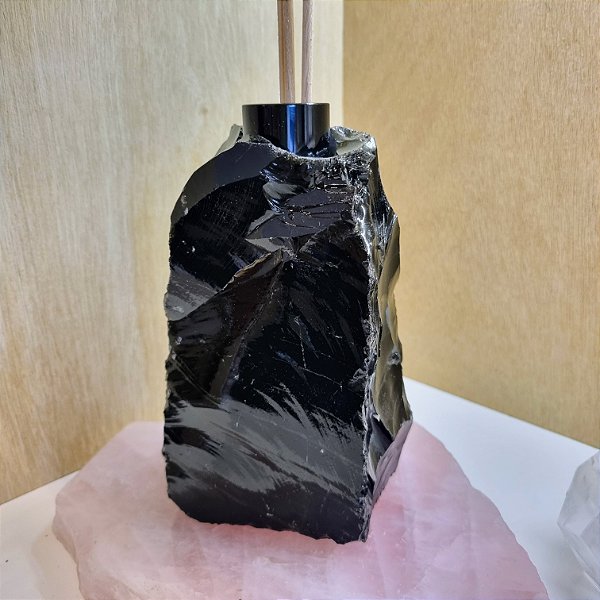 Difusor de Aroma Obsidiana Negra Bruto