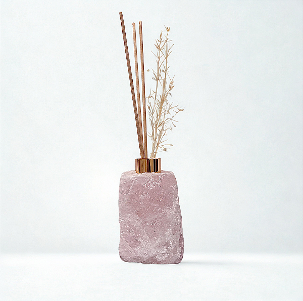 Difusor Quartzo Rosa Bruto