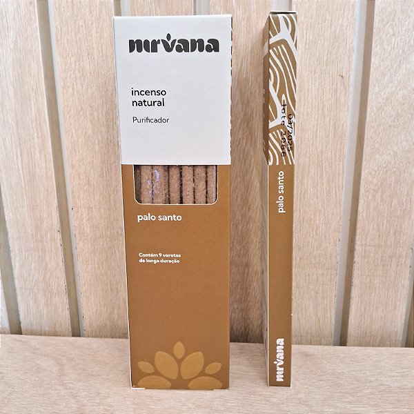 Incenso Nirvana Natural Palo Santo - Purificação