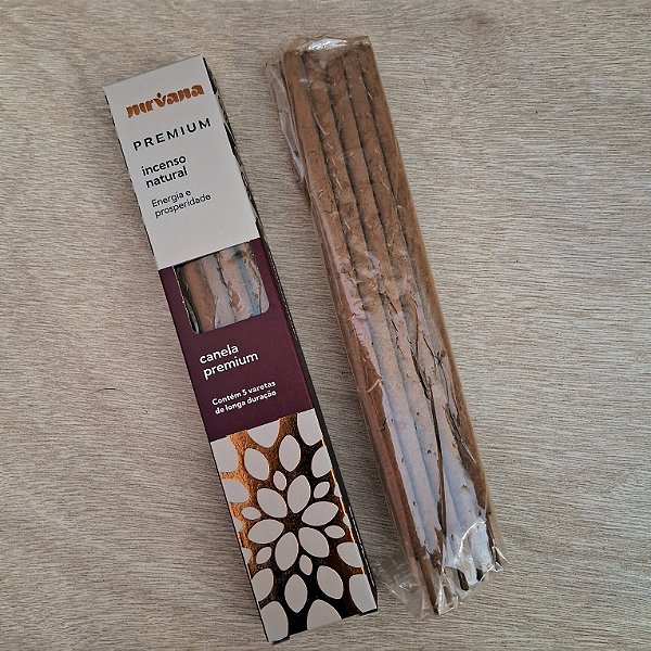 Incenso Nirvana Canela - Atrai Dinheiro e Prosperidade - Linha Premium