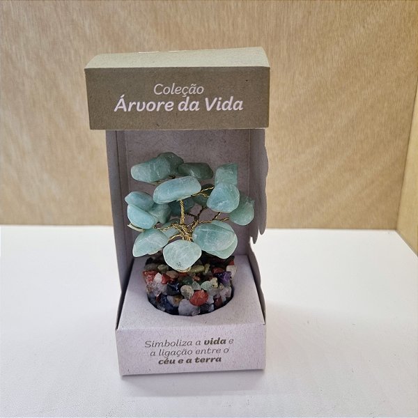 Mini Árvore Amazonita - Coleção Árvore da Vida
