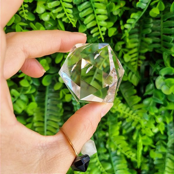 Sólido Radiônico Icosaedro - Cristal de Quartzo
