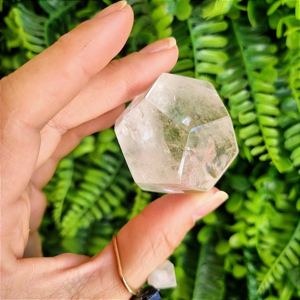 Sólido Radiônico Dodecaedro - Cristal de Quartzo
