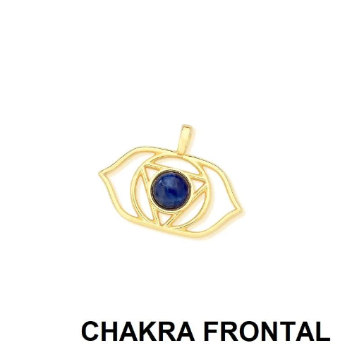 Pingente Chakras - Frontal - Folheado a Ouro