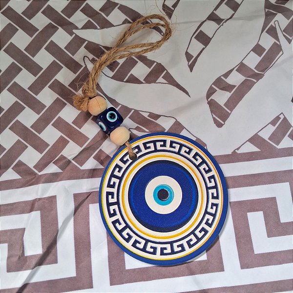 Móbile Olho Grego Porcelana 7cm