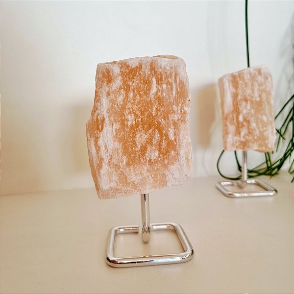 Selenita Laranja Bruta - Base de Ferro