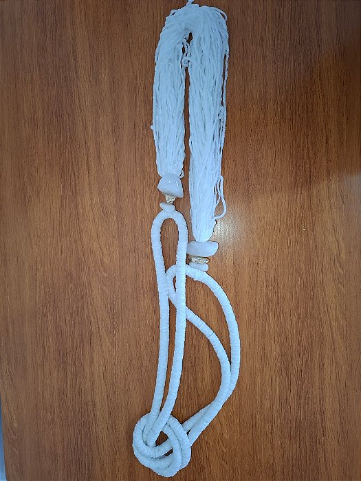 Colar de Mesa Aberto Quartzo Branco