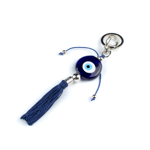 Chaveiro Olho Grego Murano - Com Franja