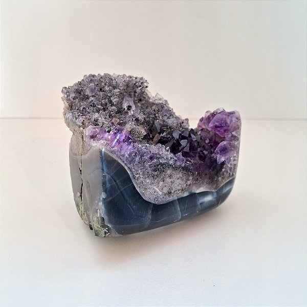 Drusa Ametista - Lateral Polida