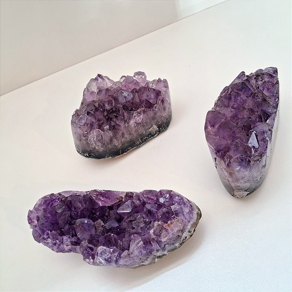 Drusa Ametista - Lateral Polida