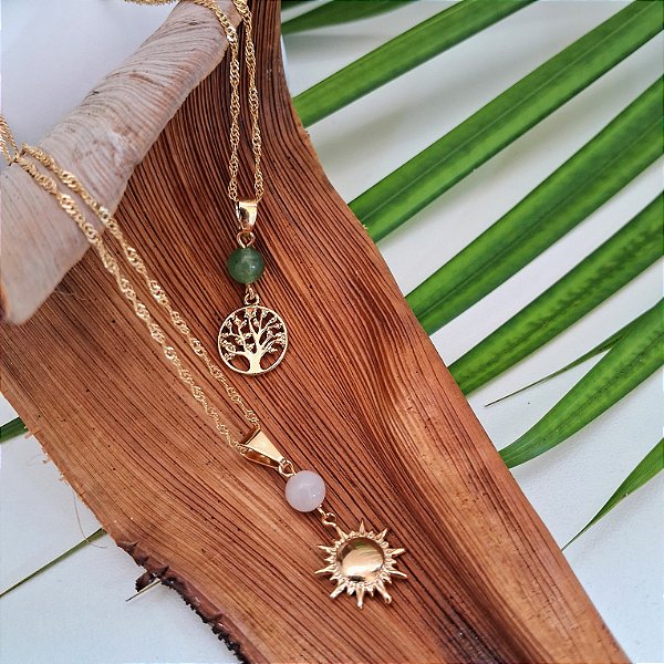 Colar Plenitude - Folheado a Ouro