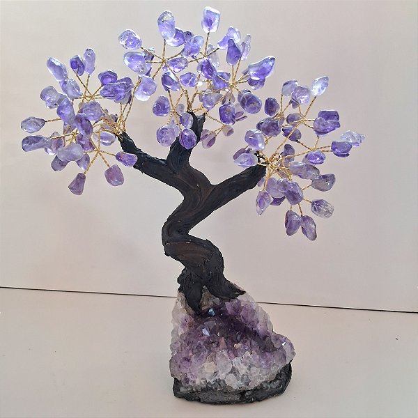 Árvore Ametista - Base Ametista - 24 Galhos
