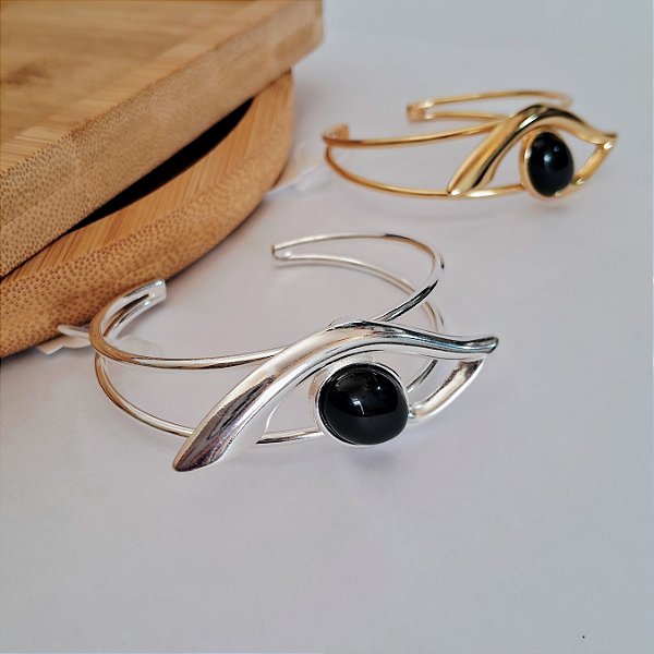 Bracelete Movimento Ágata Preta