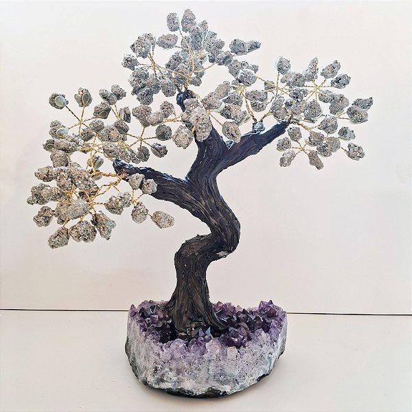 Árvore Pirita - Base Ametista - 36 Galhos