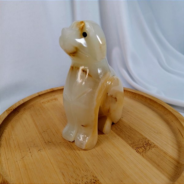 Cachorro Ônix Verde 10cm