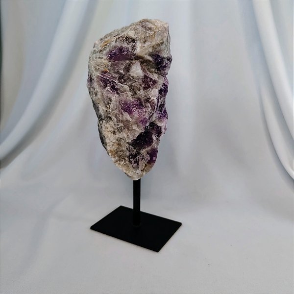 Ametista Chevron - Base de Ferro